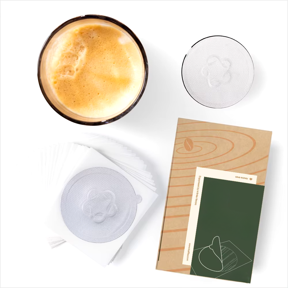 Nespresso® Vertuo: Engangs Aluminiumslokk