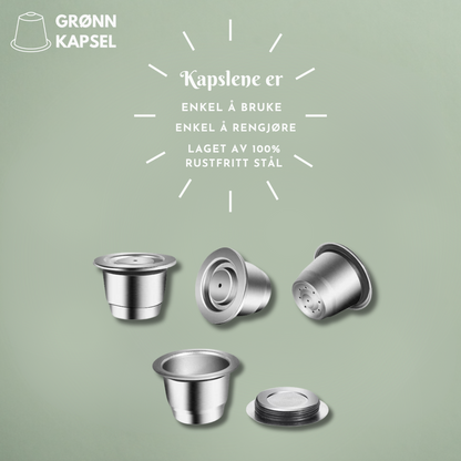 Nespresso® Gjenbrukbare Kaffekapsler